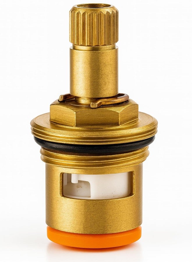 SBD 1 PC Brass Cold Water Internal Cartridge Quarter Turn for Taps 15mm (Right Turn)